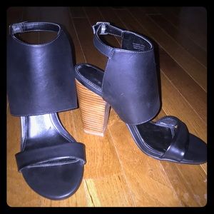 Black Sandals with Block Heel